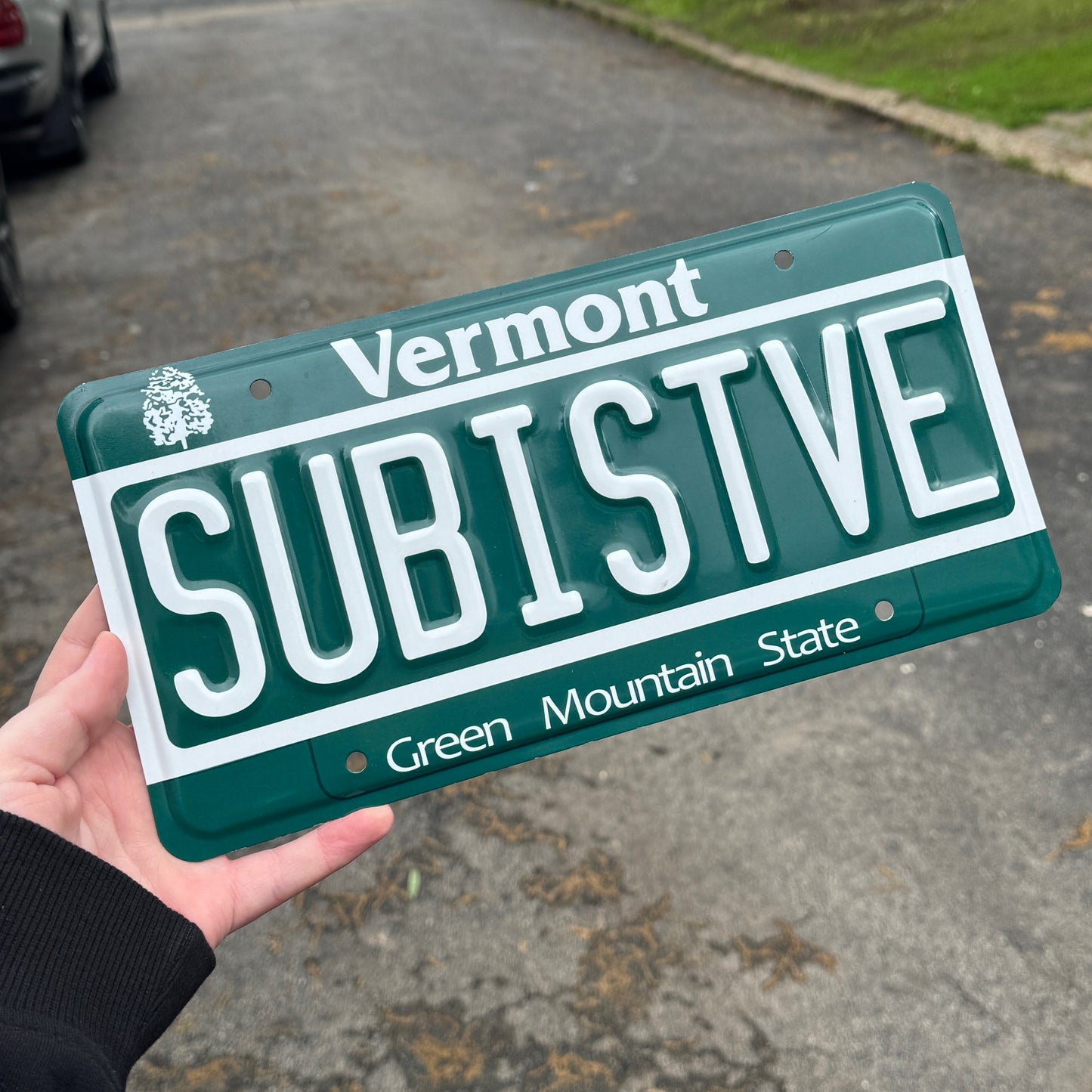 Vermont Custom License Plate