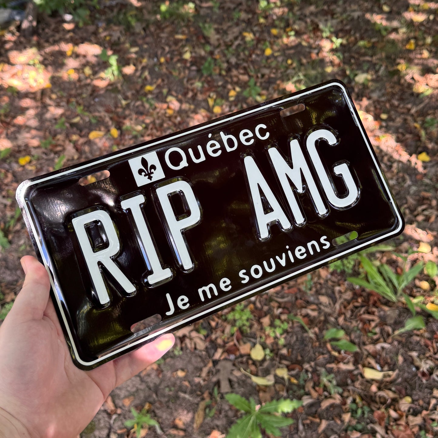 Quebec Custom Blackout Plate