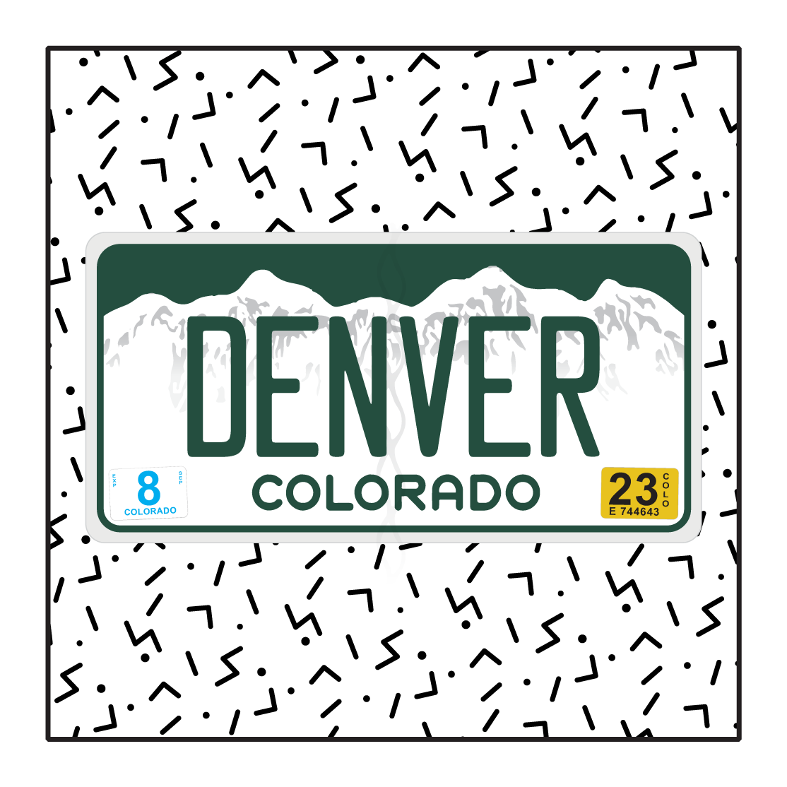 Colorado Custom License Plate