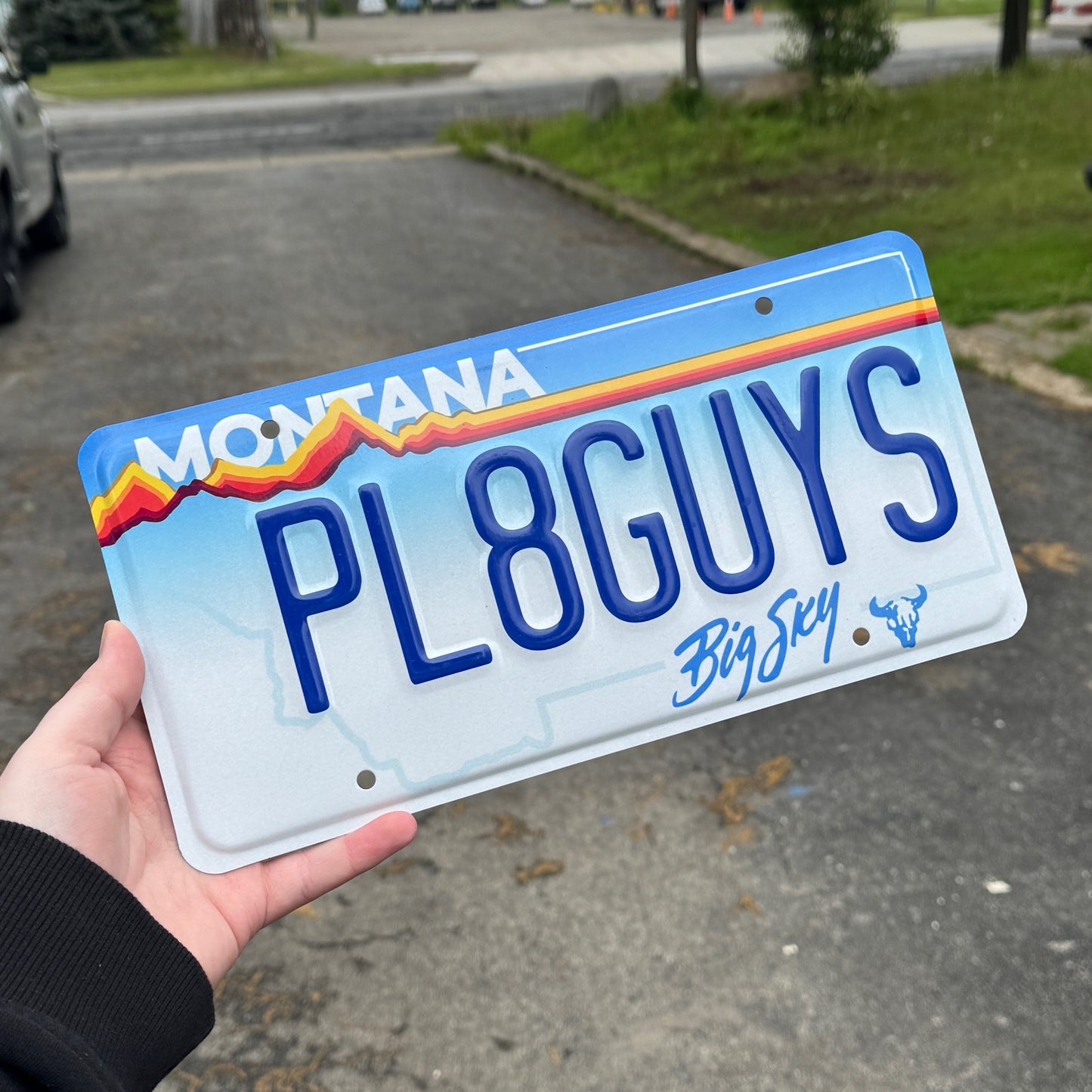 Montana Custom License Plate - Big Sky