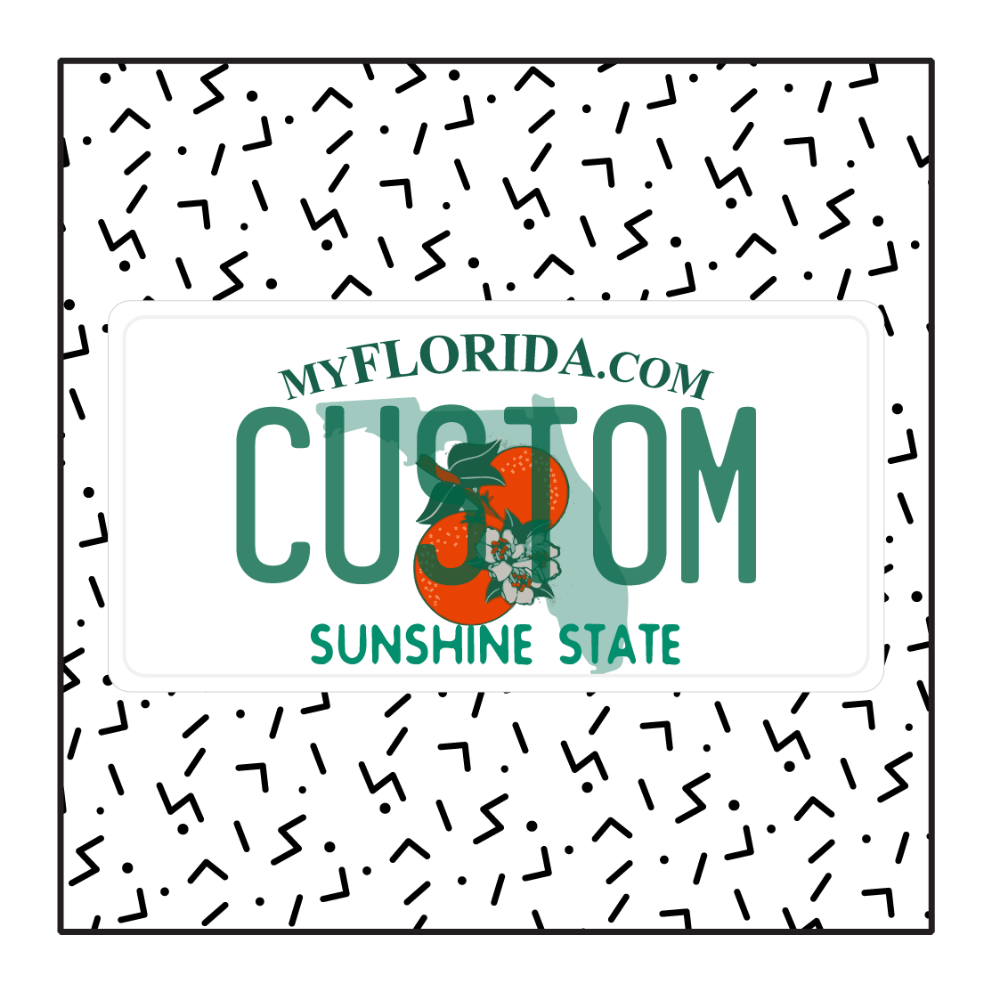 Florida Custom License Plate
