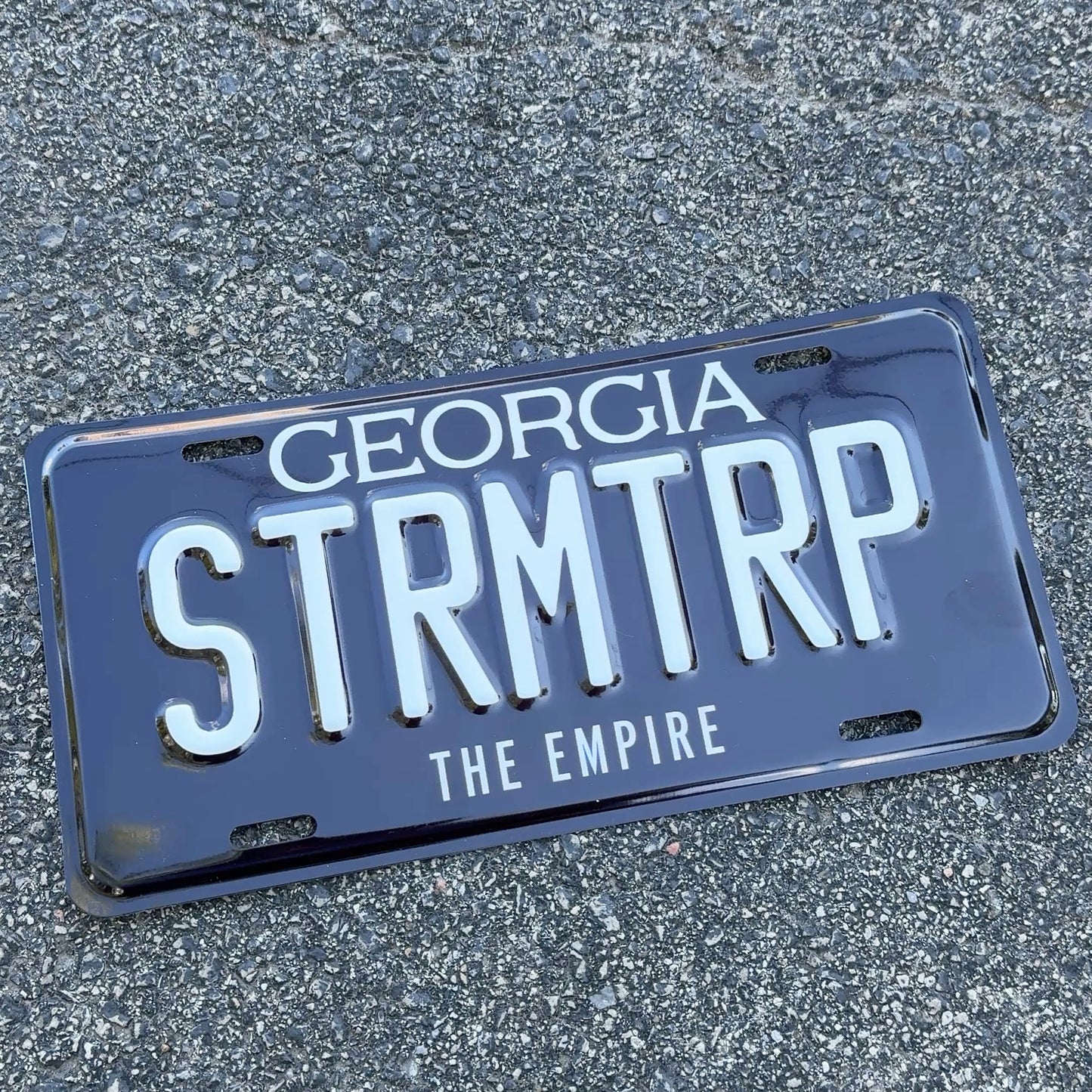 Georgia Custom Blackout Plate
