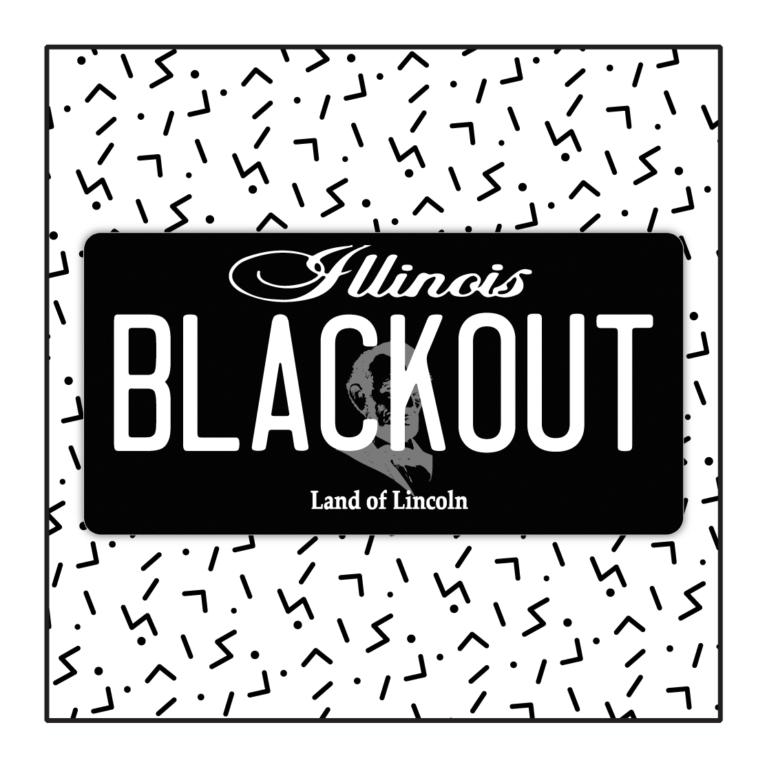 Illinois Custom Blackout Plate