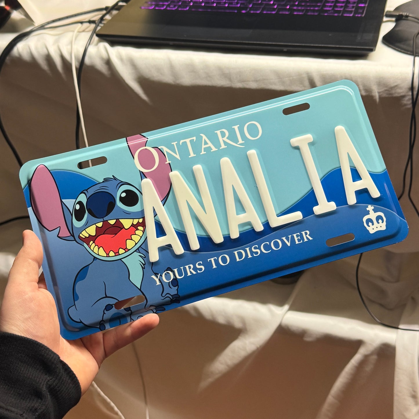 Ontario Custom License Plate (Custom Backgrounds, Logos, Colours)