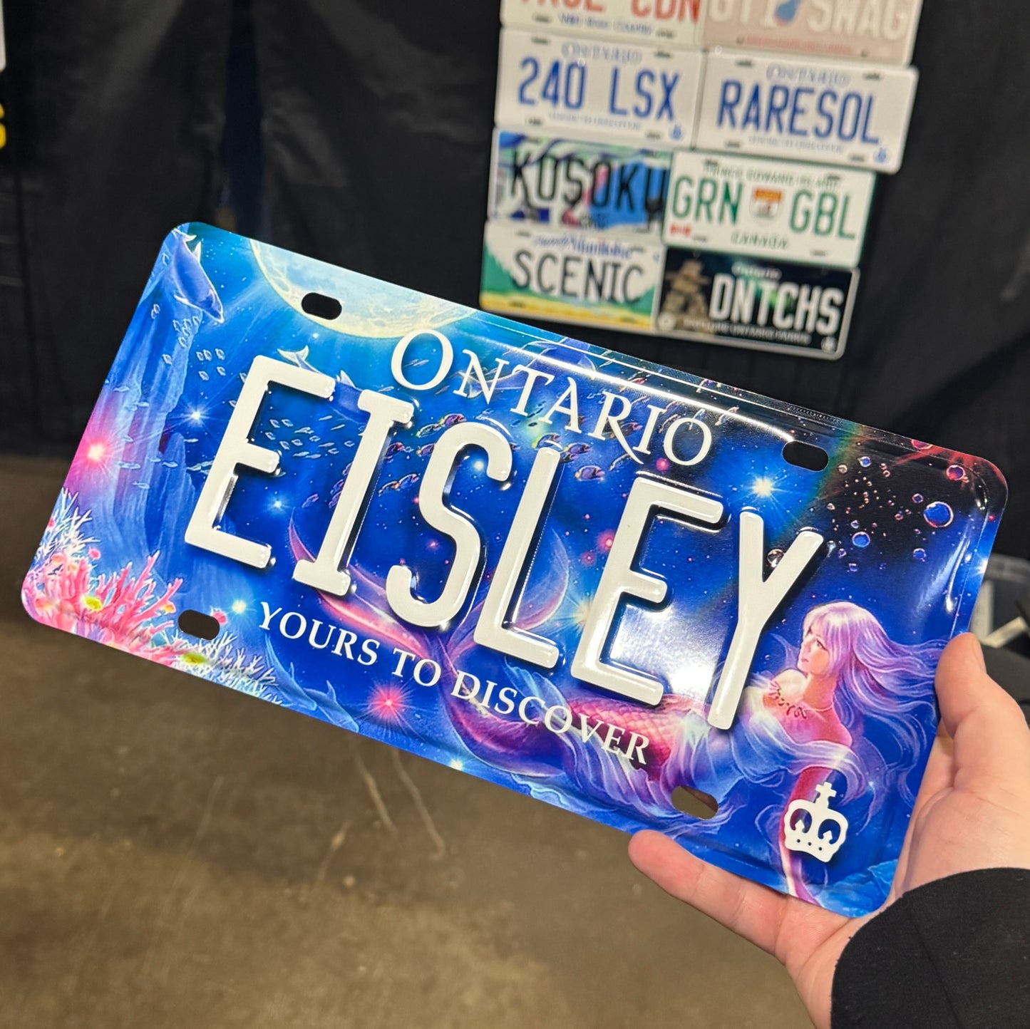 Ontario Custom License Plate (Custom Backgrounds, Logos, Colours)