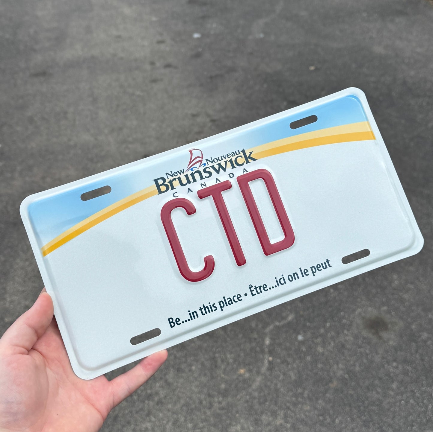 New Brunswick Custom License Plate