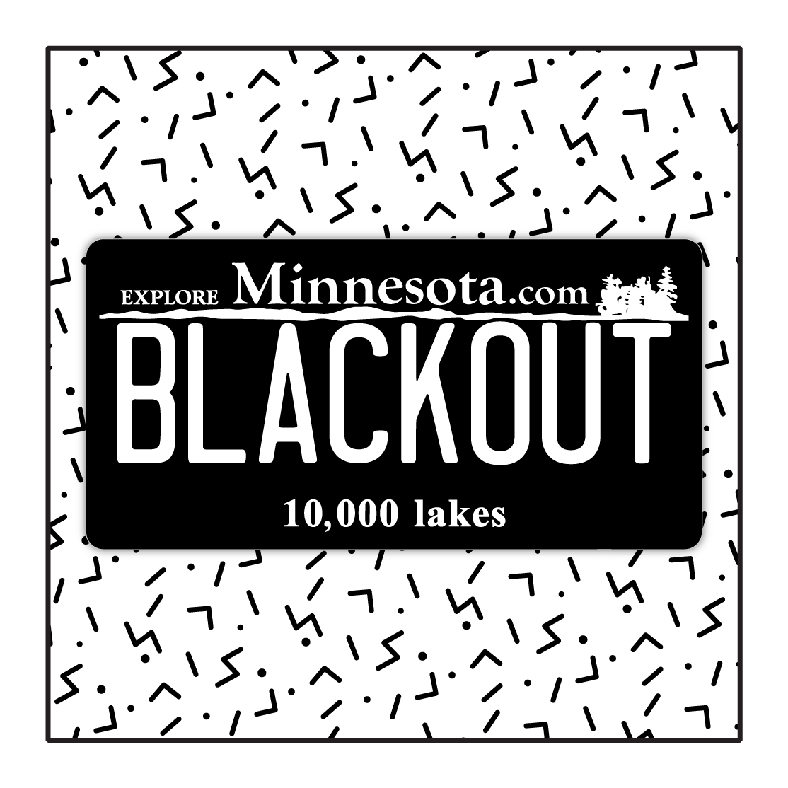 Minnesota Custom Blackout Plate