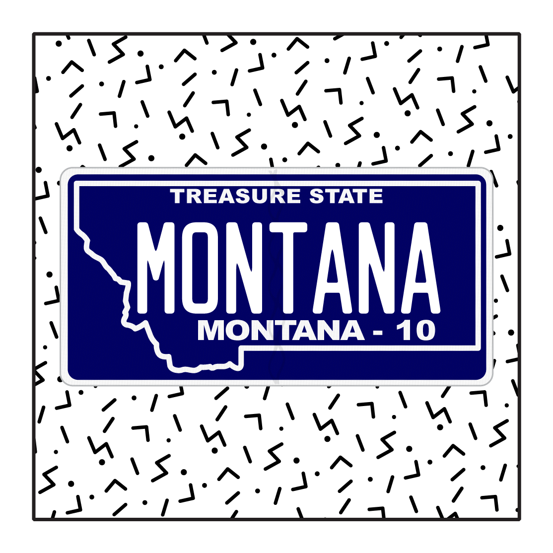 Montana Custom License Plate