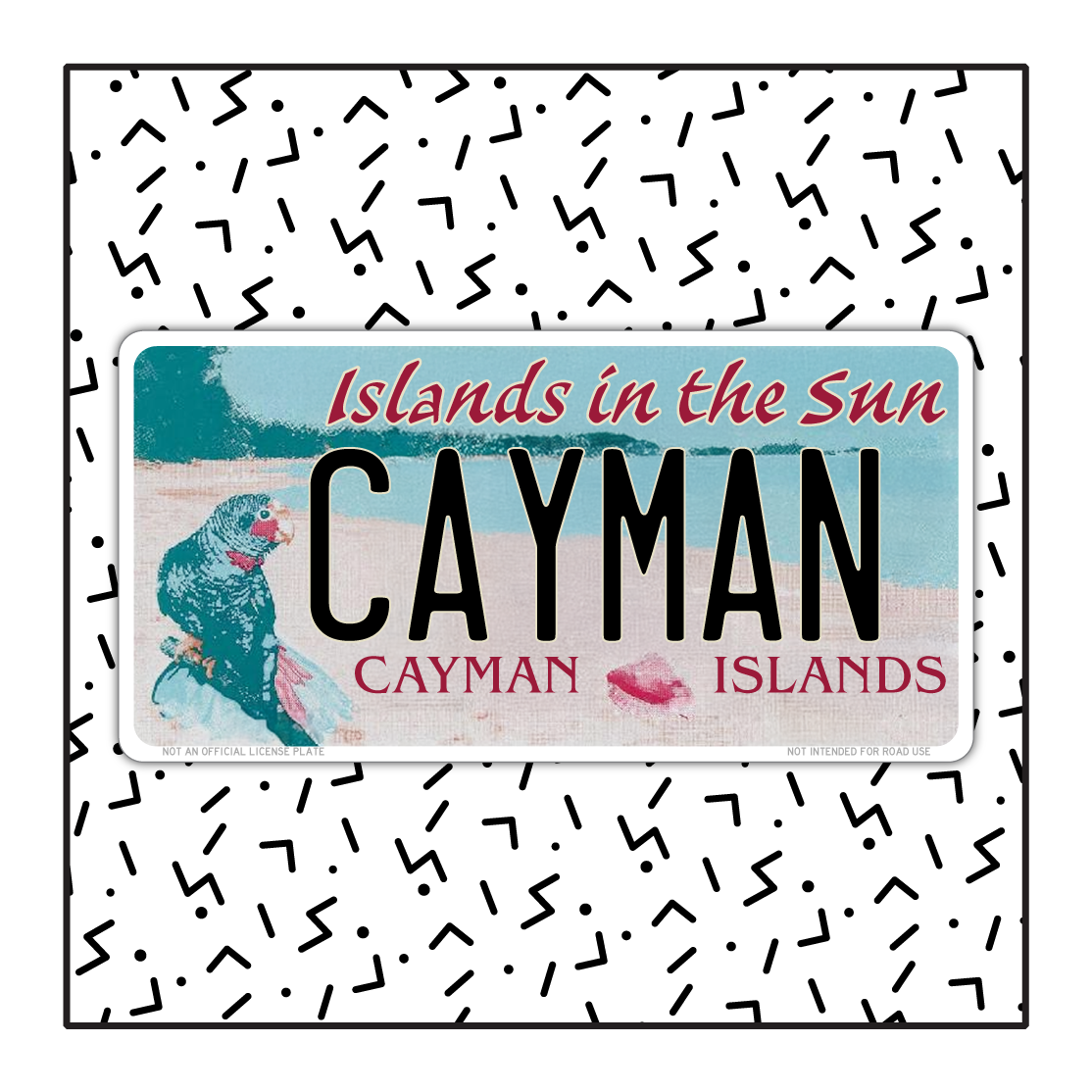 Cayman Islands Custom License Plate