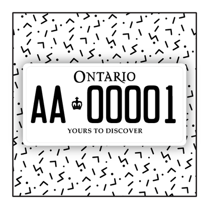 Ontario Custom Commercial License Plate