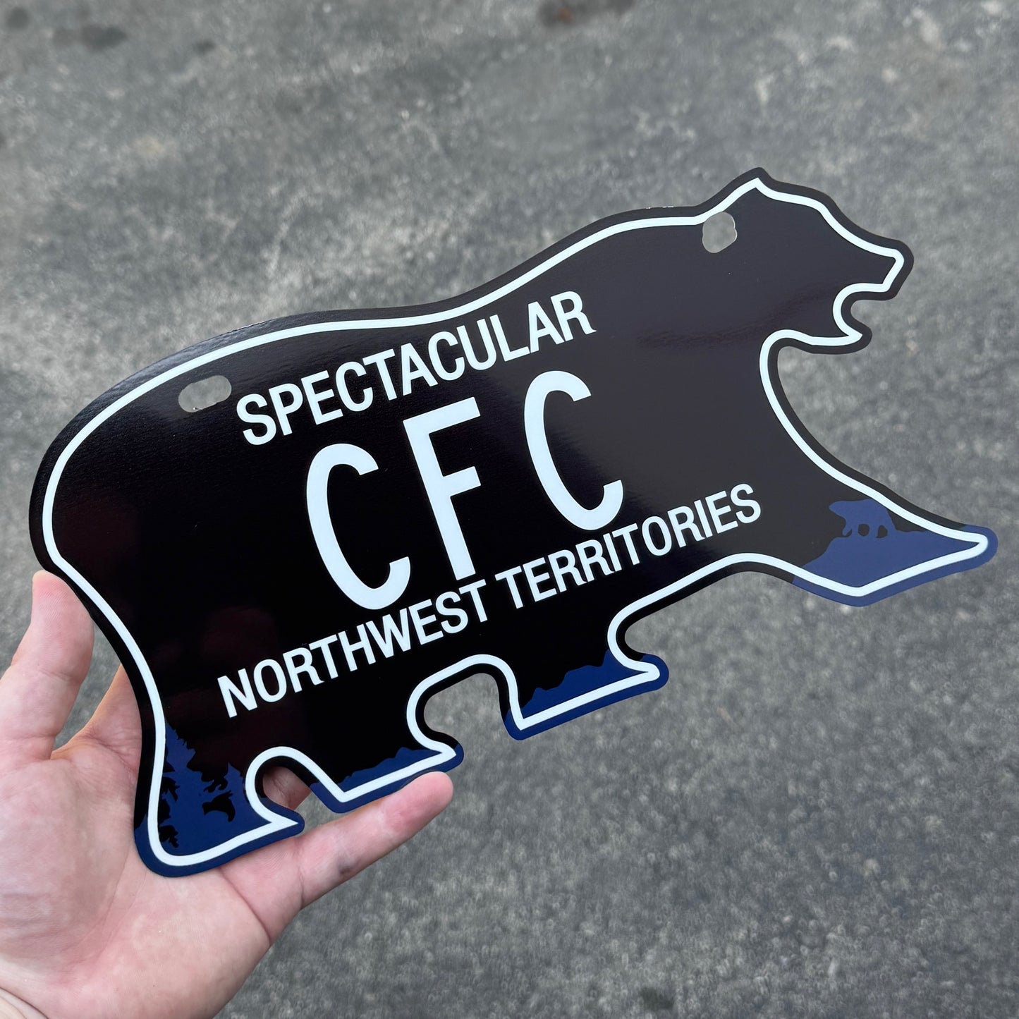 Northwest Territories Custom Blackout Plate