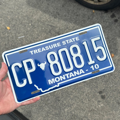 Montana Custom License Plate