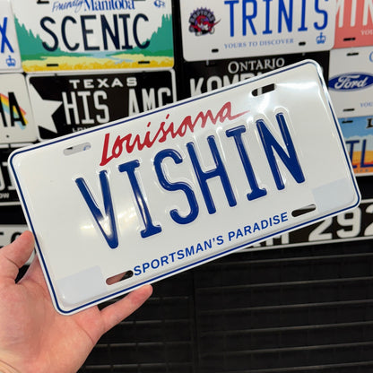 Louisiana Custom License Plate