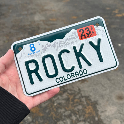 Colorado Custom Motorcycle Plate