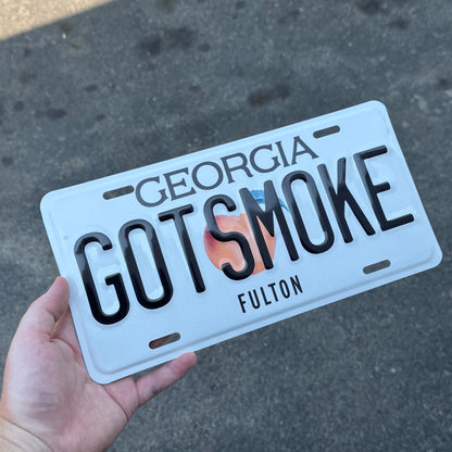 Georgia Custom License Plate