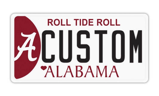 Alabama Custom License Plate