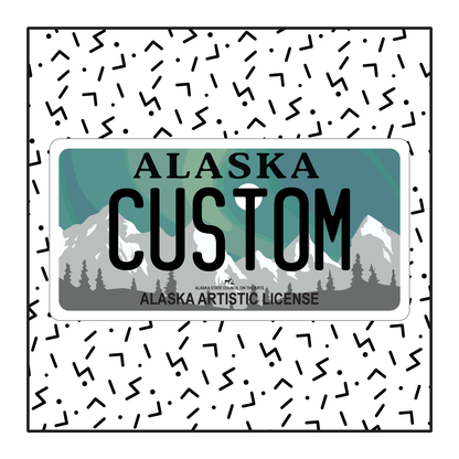 Alaska Arts Council Custom License Plate