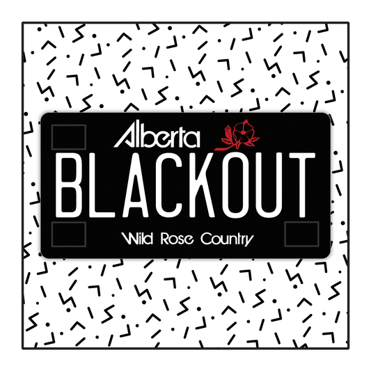 Alberta Custom Blackout Plate