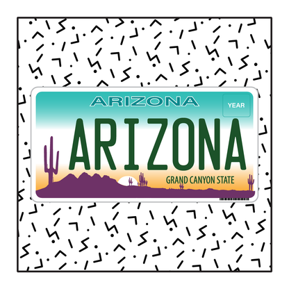 Arizona Custom License Plate
