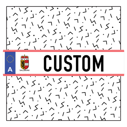 Austria Custom License Plate