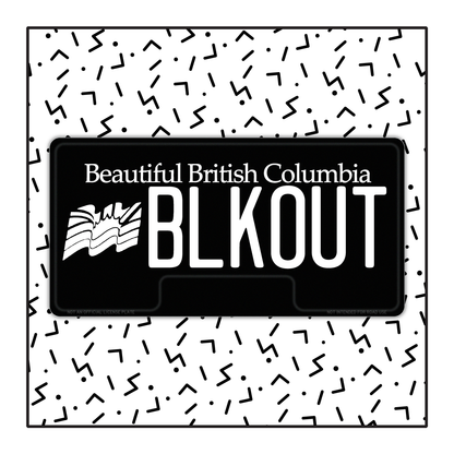 British Columbia (BC) Custom Blackout Plate