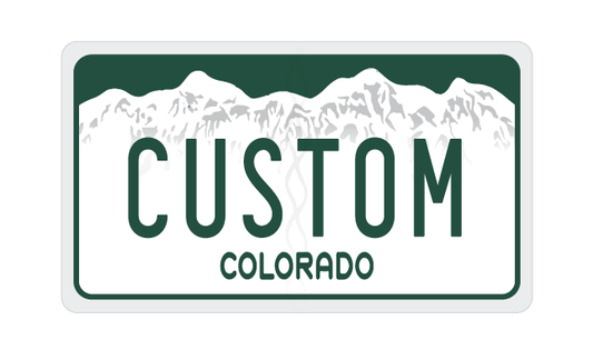 Colorado Custom Motorcycle Plate