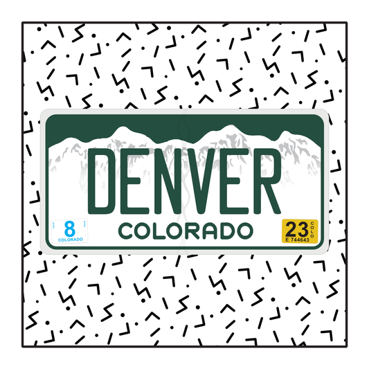 Colorado Custom License Plate