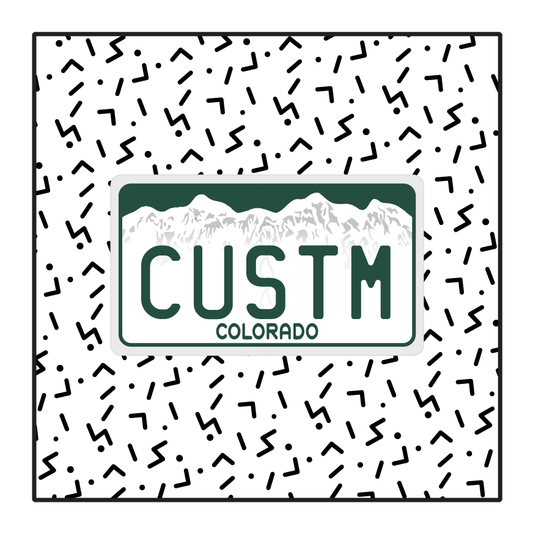 Colorado Custom Motorcycle Plate