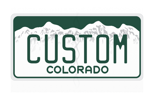 Colorado Custom License Plate