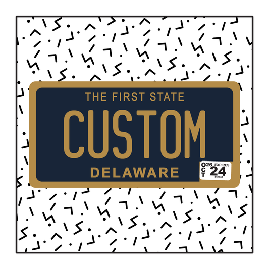 Delaware Custom License Plate