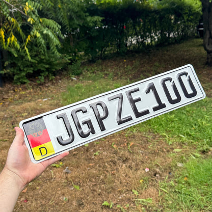 Germany Custom License Plate