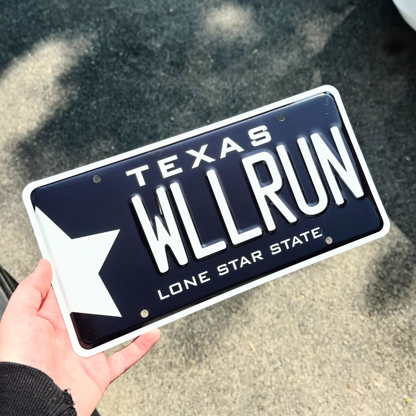 Texas Custom License Plate