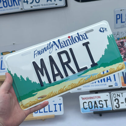 Manitoba Custom License Plate