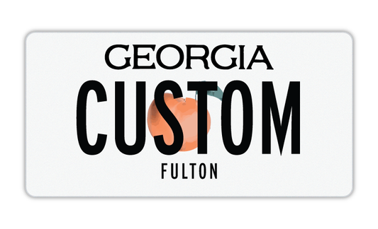 Georgia Custom License Plate