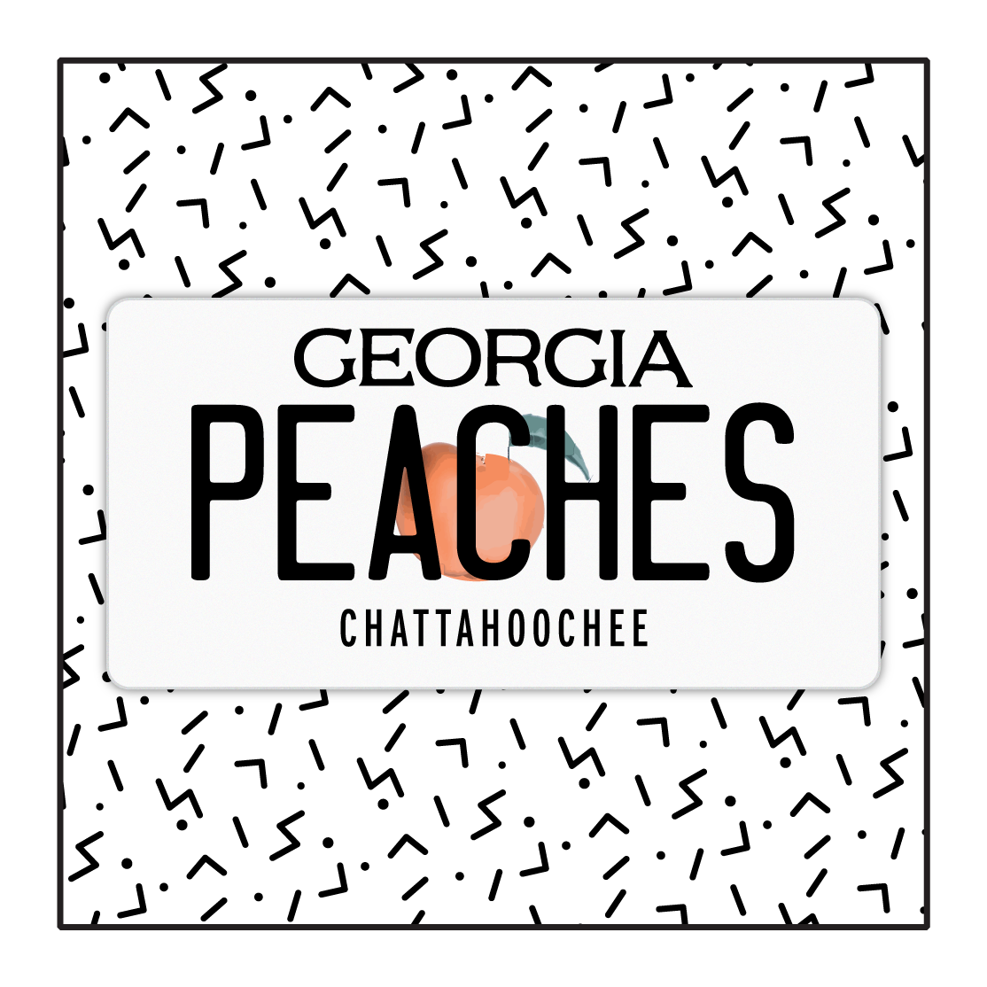 Georgia Custom License Plate