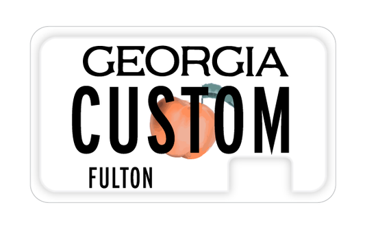 Georgia Custom Motorcycle Plate