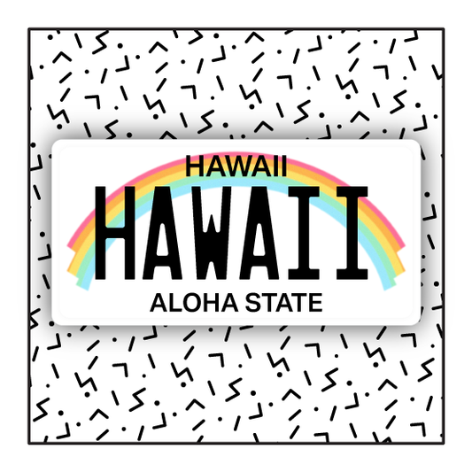 Hawaii Custom License Plate