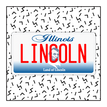 Illinois Custom License Plate