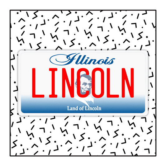 Illinois Custom License Plate
