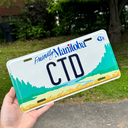 Manitoba Custom License Plate