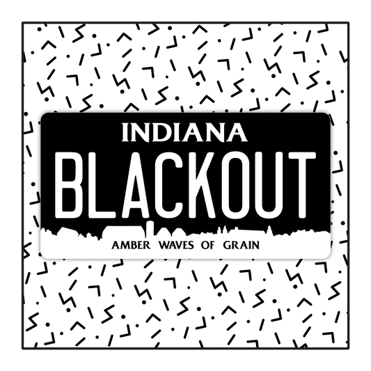 Indiana Custom Blackout Plate