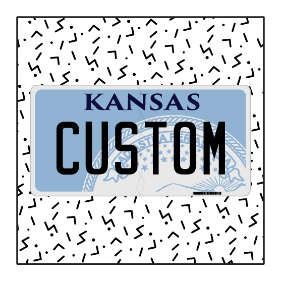 Kansas Custom License Plate