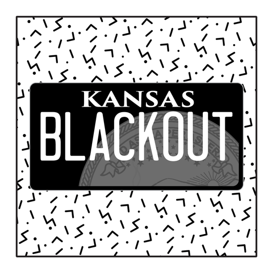 Kansas Custom Blackout Plate
