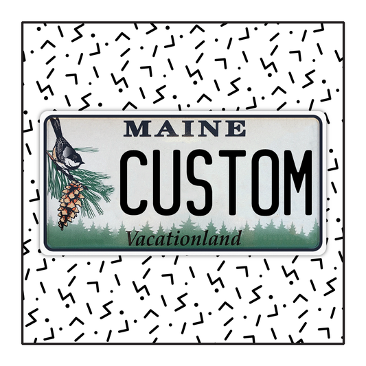Maine Custom License Plate