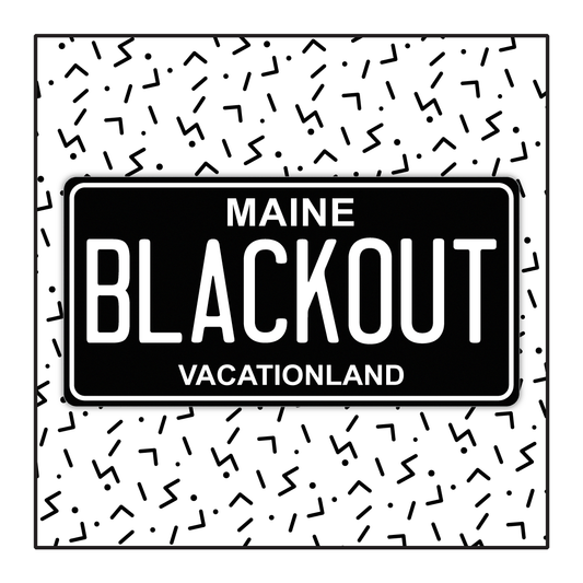 Maine Custom Blackout Plate