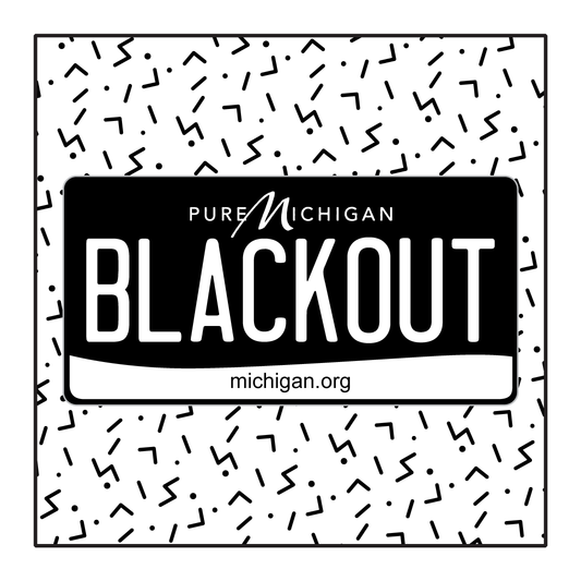 Michigan Custom Blackout Plate