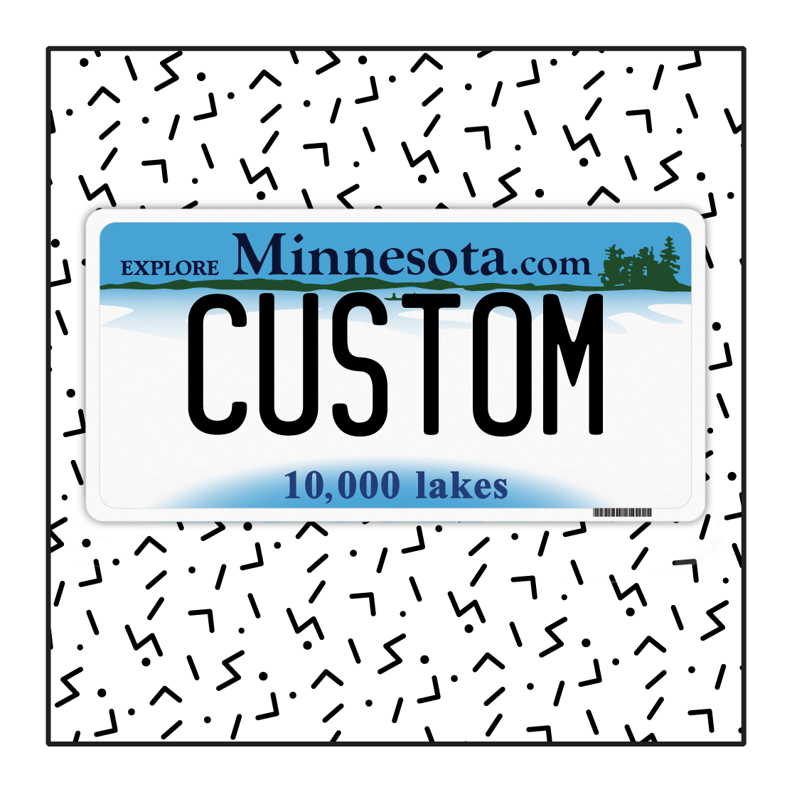 Minnesota Custom License Plate