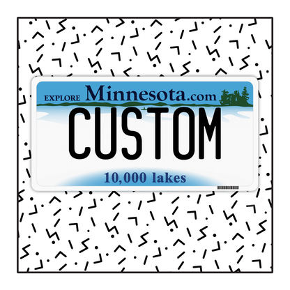 Minnesota Custom License Plate