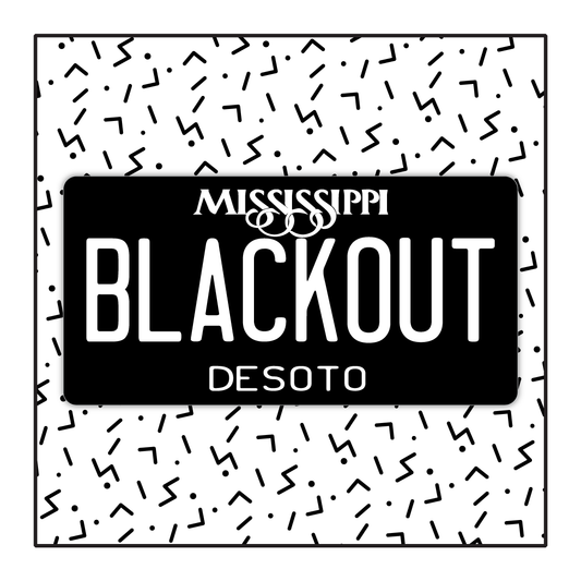 Mississippi Custom Blackout Plate