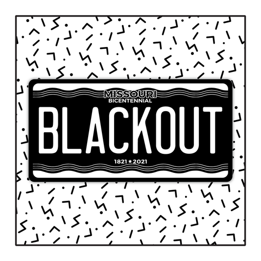 Missouri Custom Blackout Plate